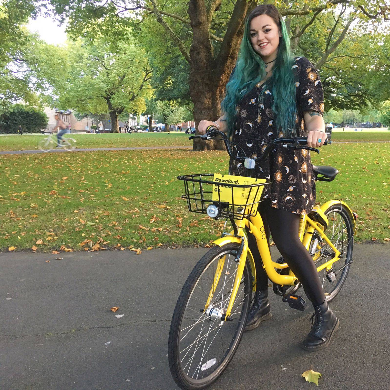 ofo bicycle bikes Hackney East London