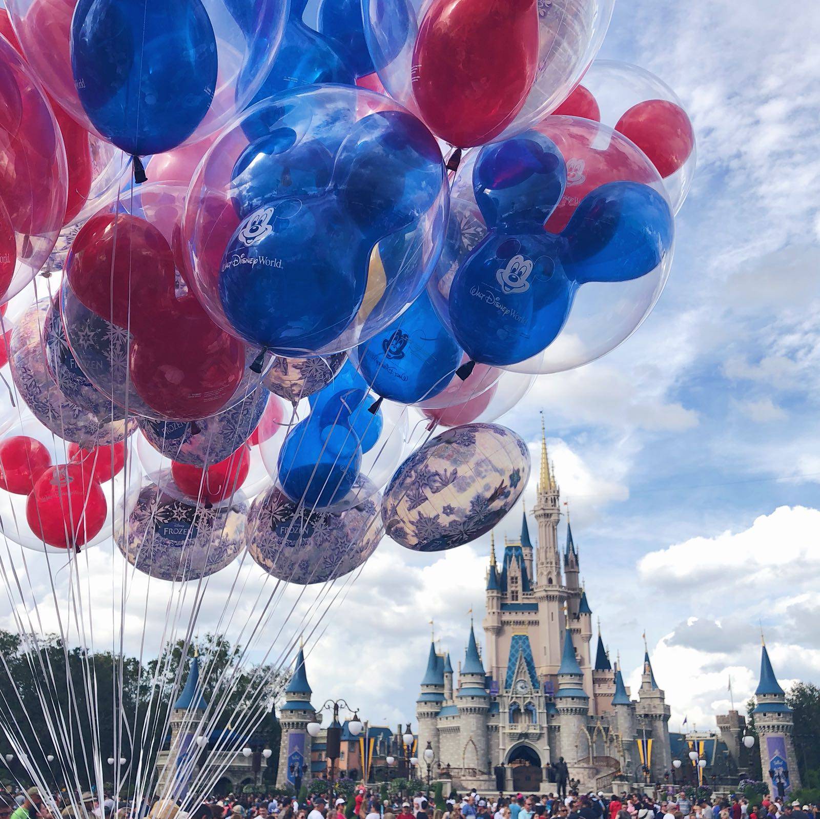 Disney World Orlando Florida Magic Kingdom Castle Disney Balloon