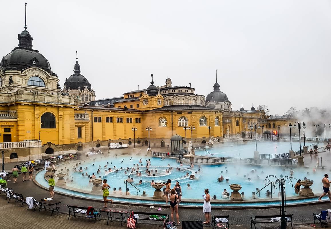 Budapest The Szechenyi Bath Thermal Baths Prague