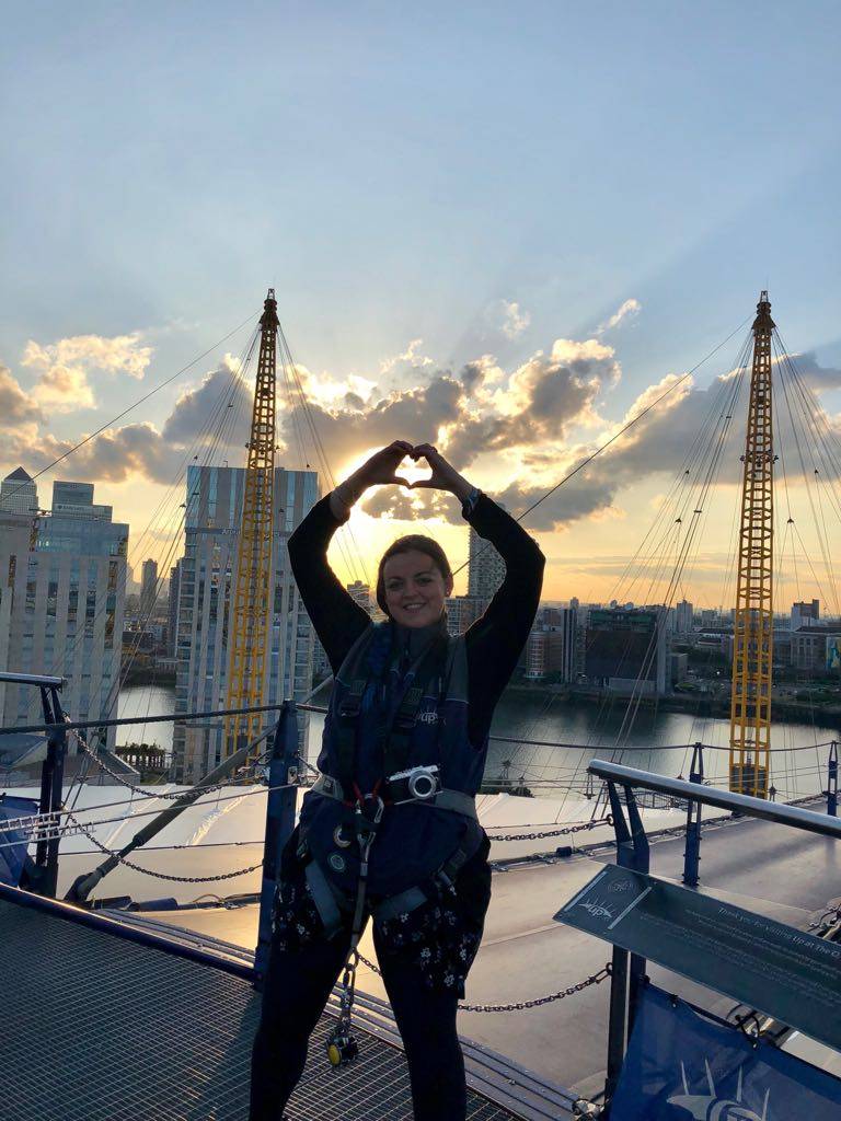 Up At The O2 Climbing Over The Millenial Dome