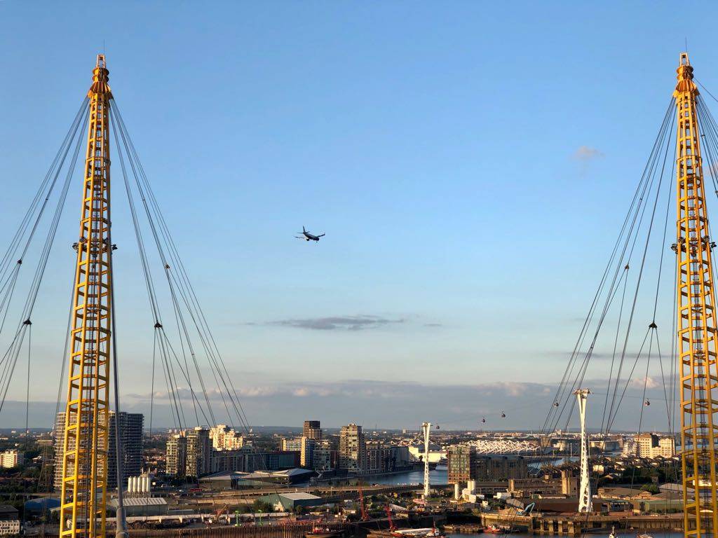 Up At The O2 Climbing Over The Millenial Dome