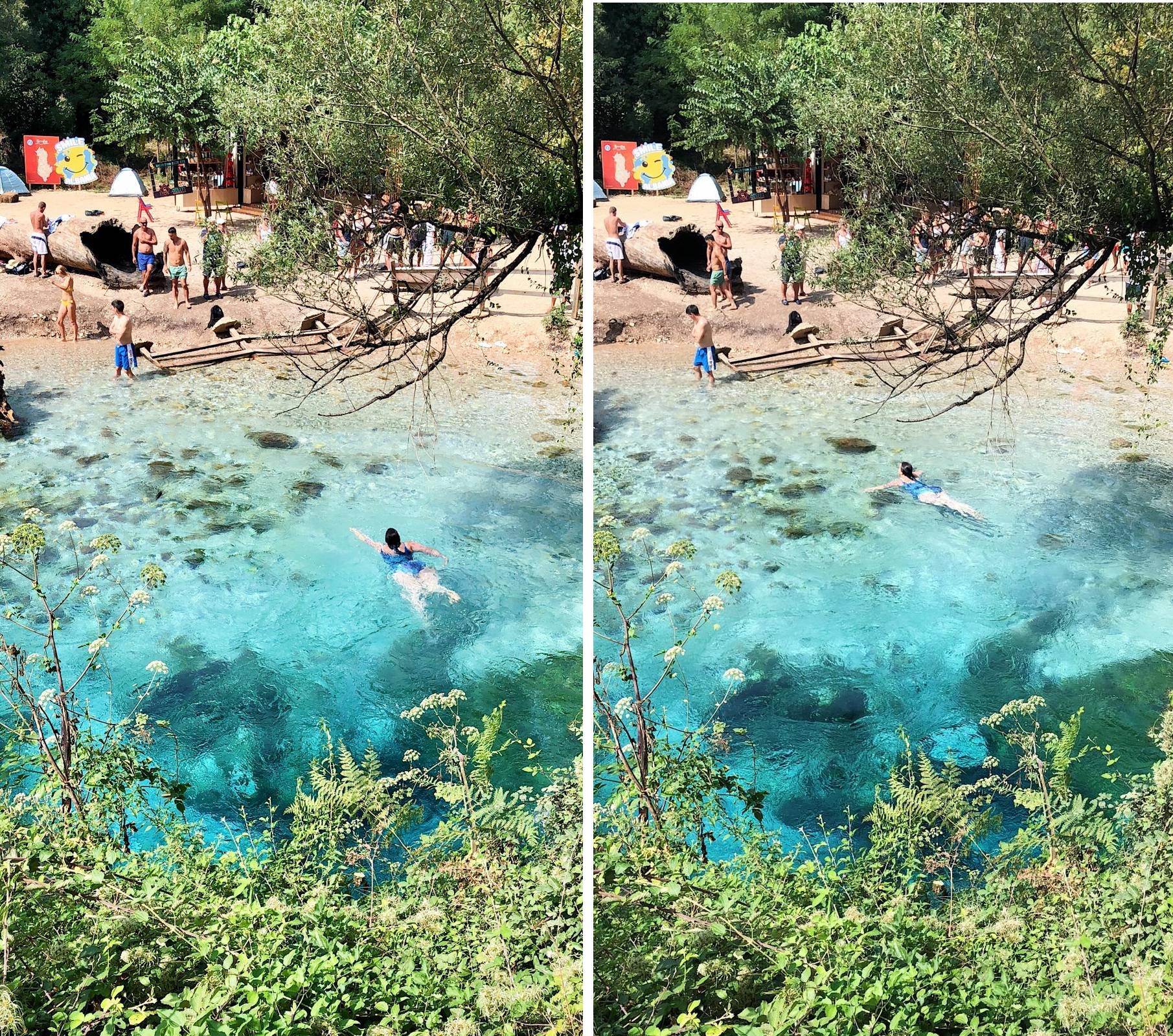 Blue Eye Albania Natural Spring Swim Dive